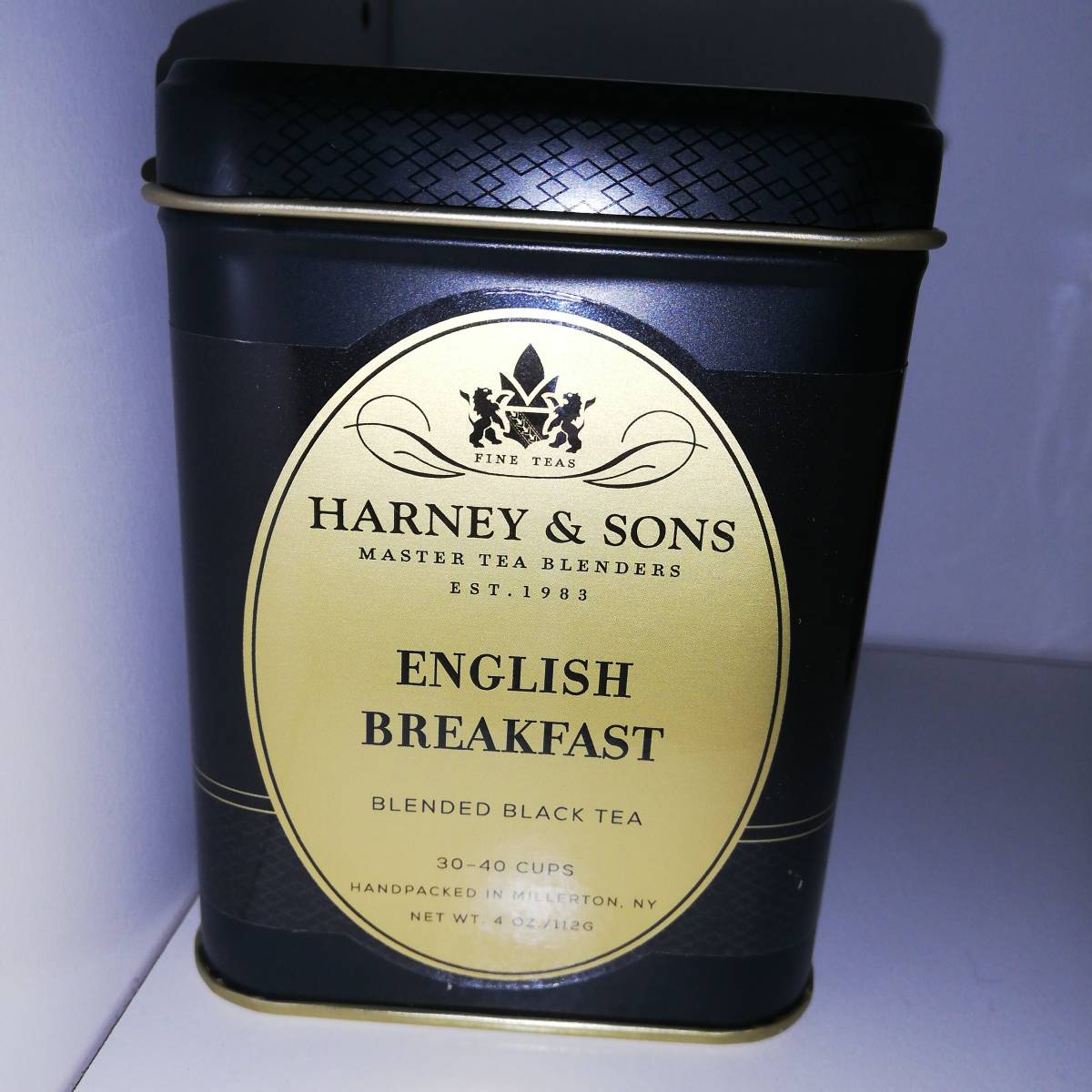 紅茶缶 イングリッシュブレックファスト 112g Harney & Sons ハーニー&サンズ【新品・送料込】