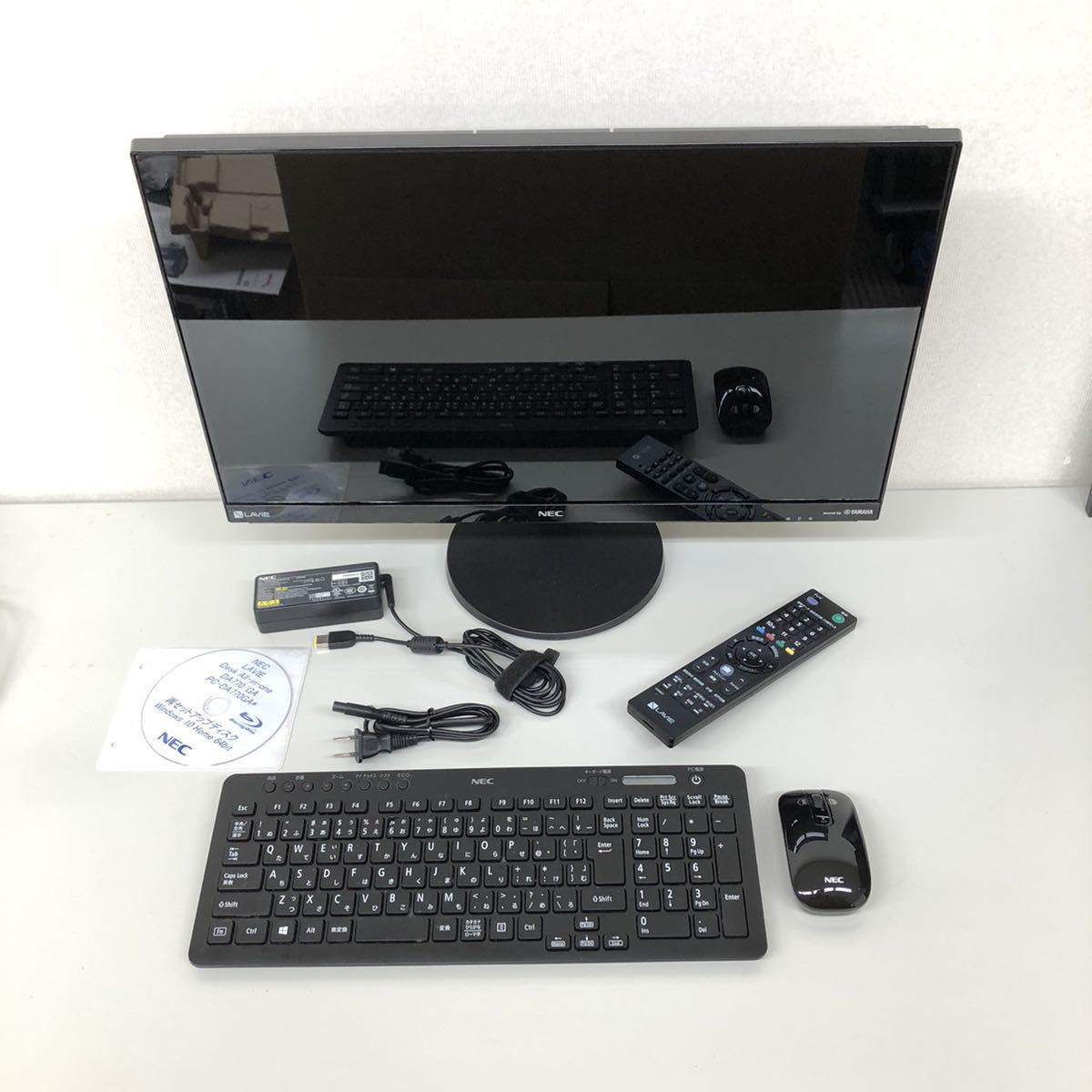 ジャンク】NEC LAVIE Desk All-in-one PC-DA770GAB Win10Home/Core i7