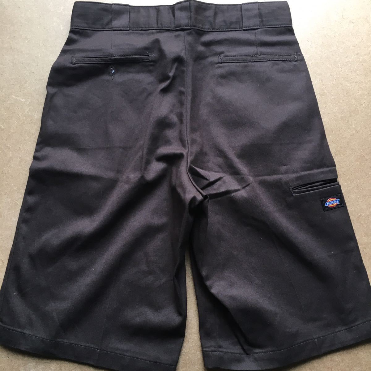 3-6 Dickies ワークパンツ ハーフパンツ ディッキーズ ワーク ブラウン メキシコ製 32size_画像4