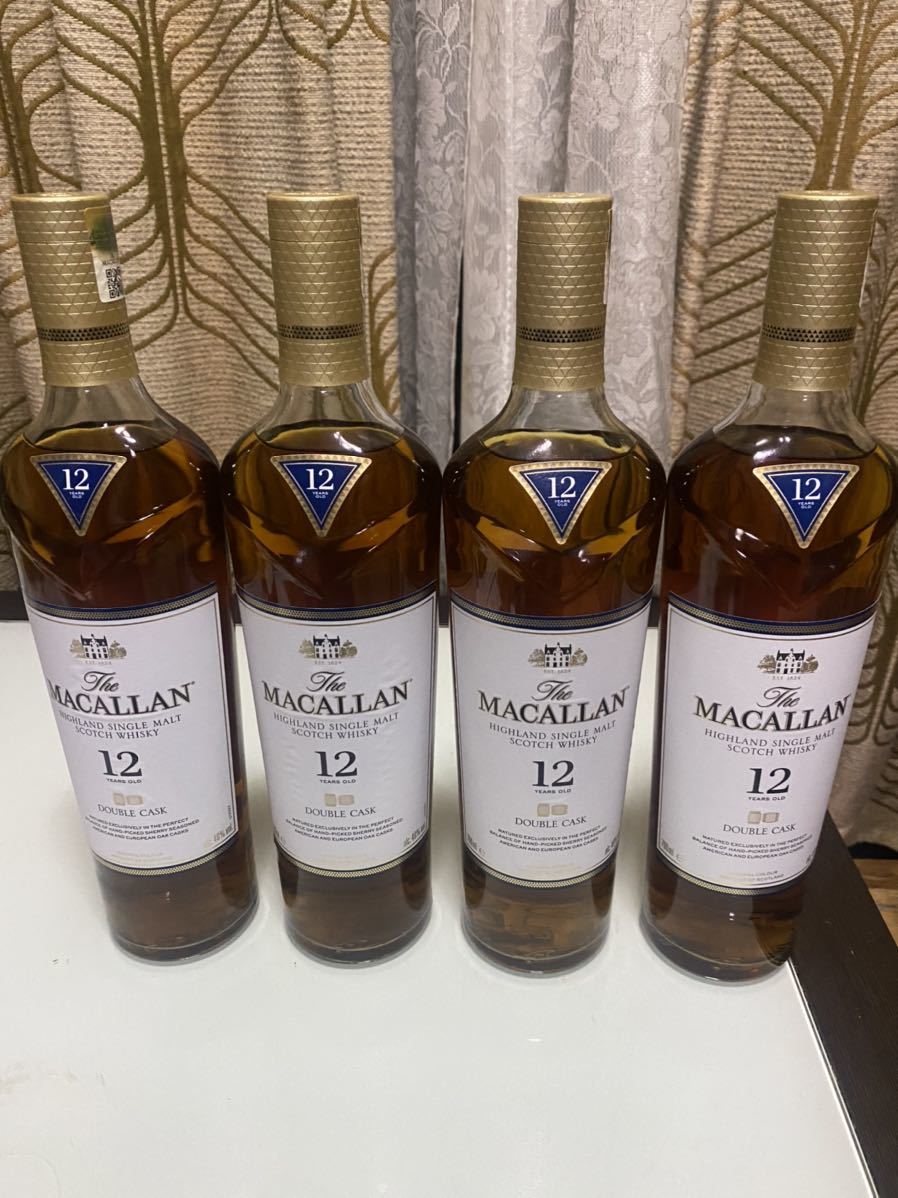 豊富なギフト 希少 2本セット マッカラン MACALLAN ダブルカスク 12年