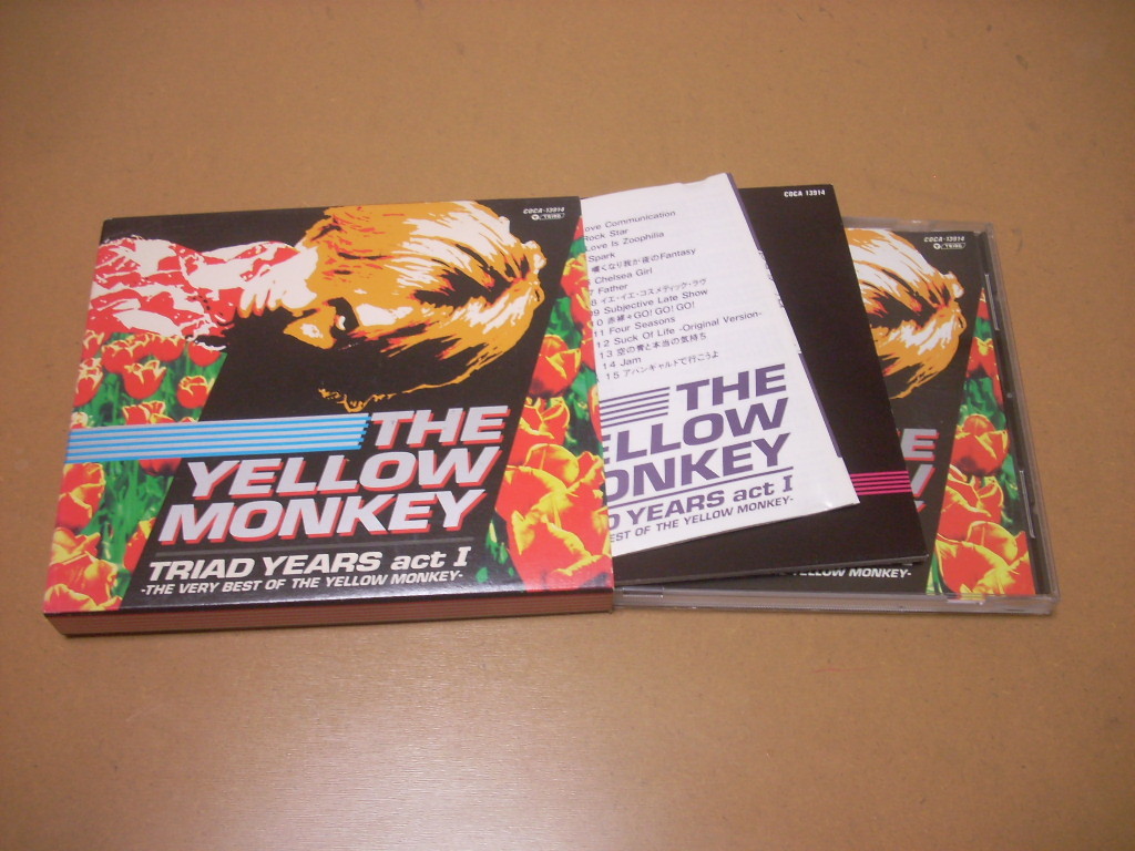 CD　TRIAD YEARS act I THE VERY BEST OF THE YELLOW MONKEY 1996年 紙ケース付 COCA-13914 中古_画像2