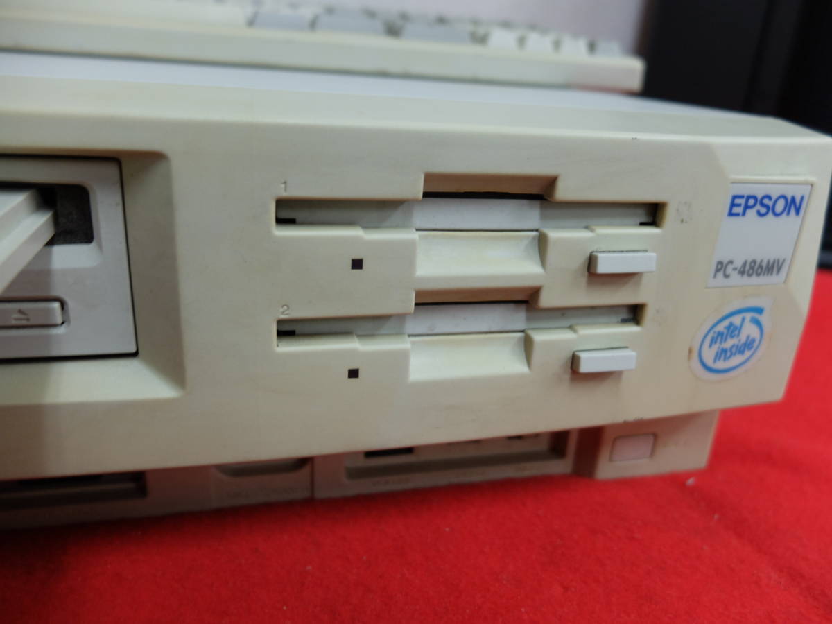 ★☆EPSON エプソン PC-486MV 486MV2JM パーソナルコンピューター 旧型パソコン ジャンク☆★_画像3