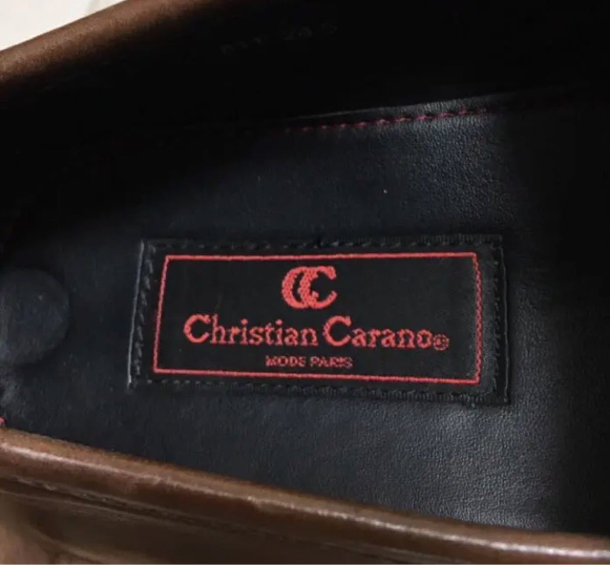 Christian Carano ビットローファー ダークブラウン 24.5cm