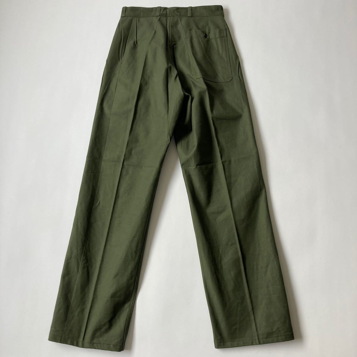 デッドストック 70s フランス軍 ユーティリティ ワークパンツ コットン