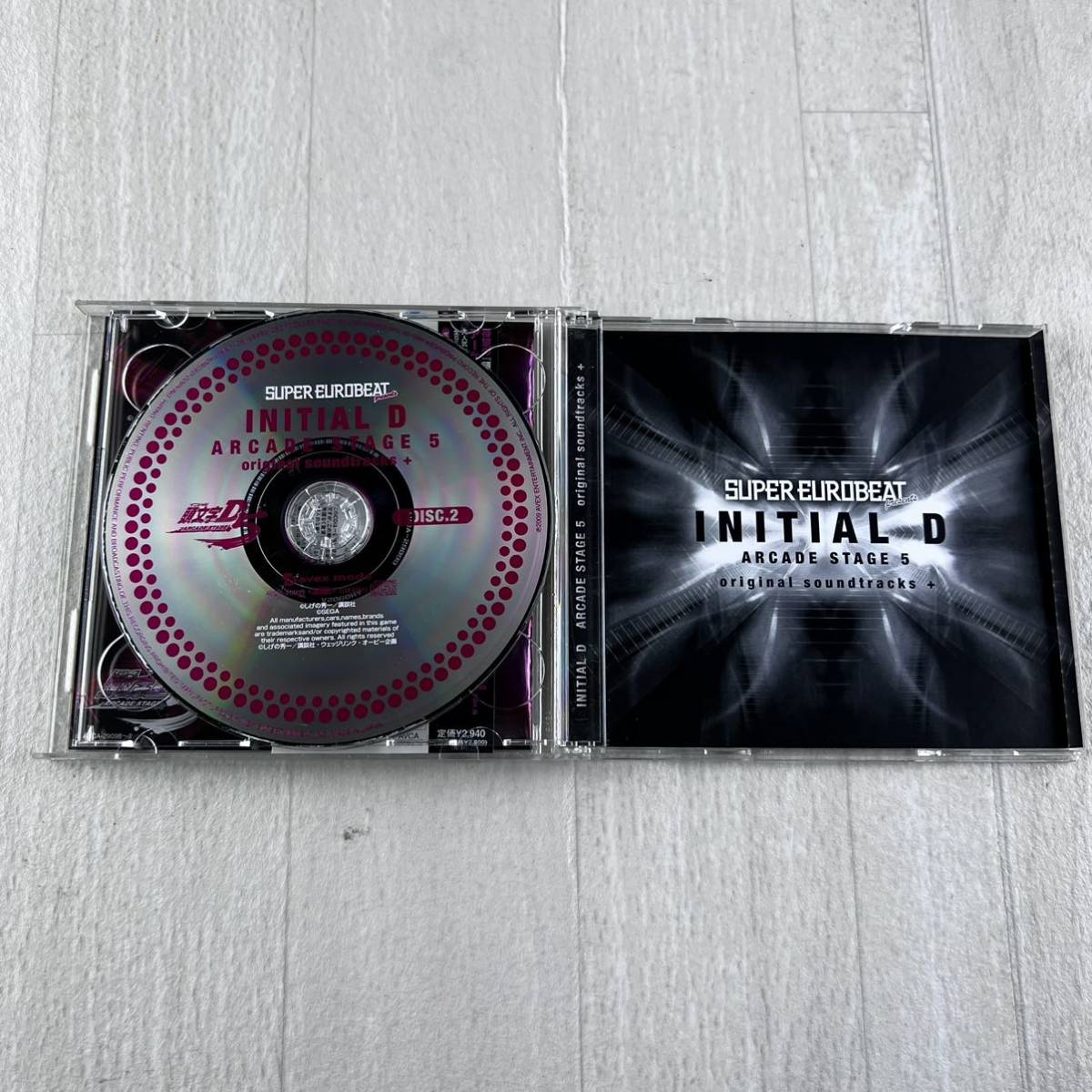 C4 SUPER EUROBEAT presents инициалы D ARCADE STAGE 5 оригинал саундтрек CD INITIAL D ARCADE STAGE 5 original soundtracks
