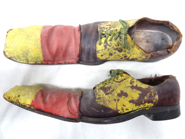  Vintage rare rare article circus piero hand made remake repeated construction Cat's tsu Poe multicolor leather dress shoes rare 50S leather shoes 