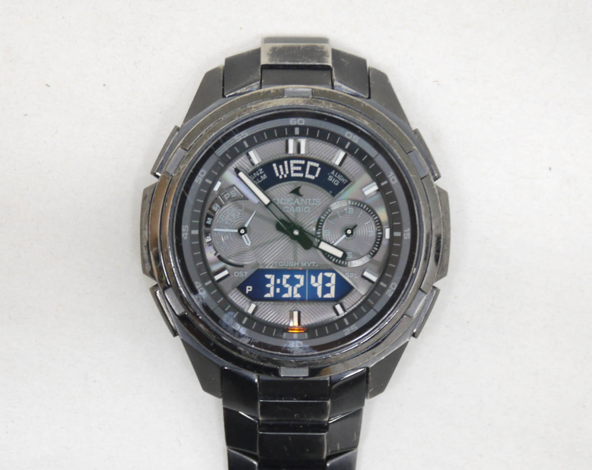 稼働品 CASIO カシオ OCEANUS オシアナス OCW-T410 電波ソーラー