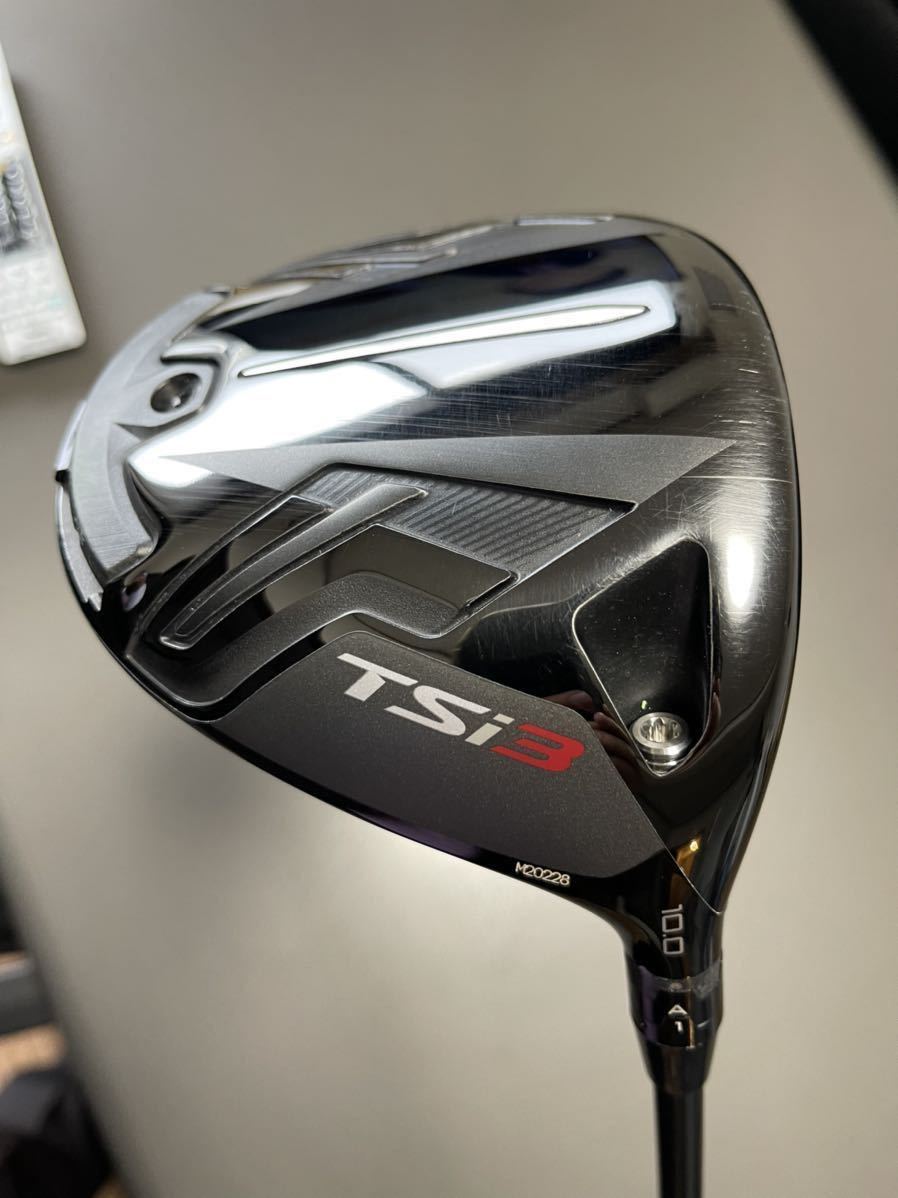 タイトリスト TSI3 ドライバー10度 TSP322 55S ヘッドカバー付 レンチ