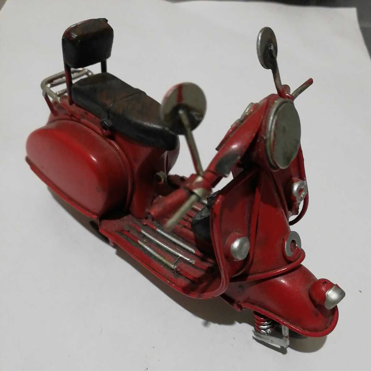  винтажная игрушка жестяная пластина мотоцикл 