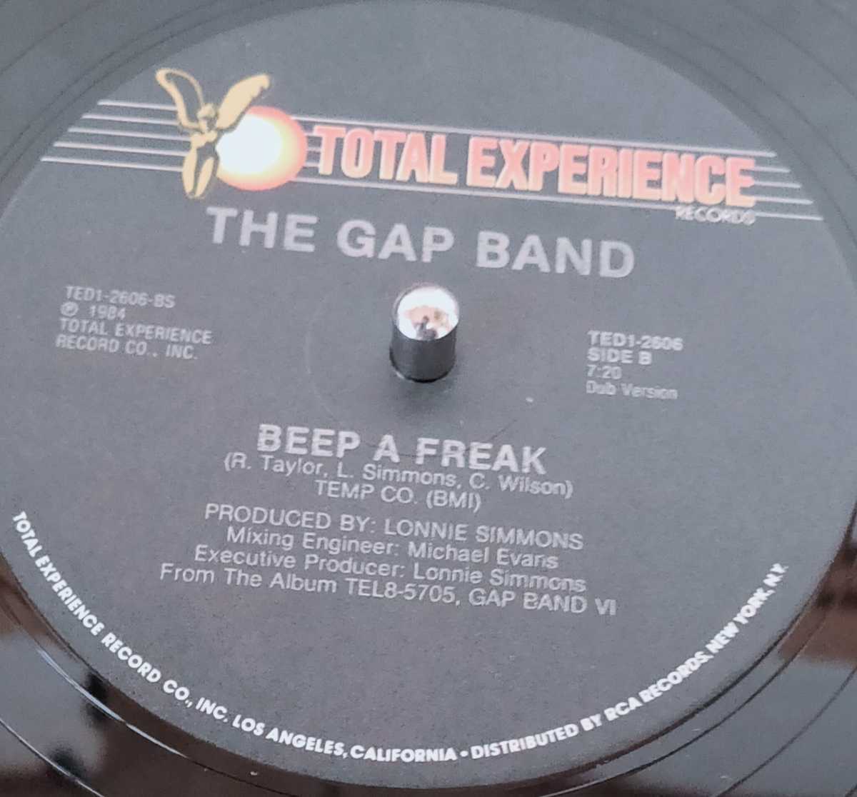THE GAP BAND Beep A Freak 12インチ Total Experience Records _画像3