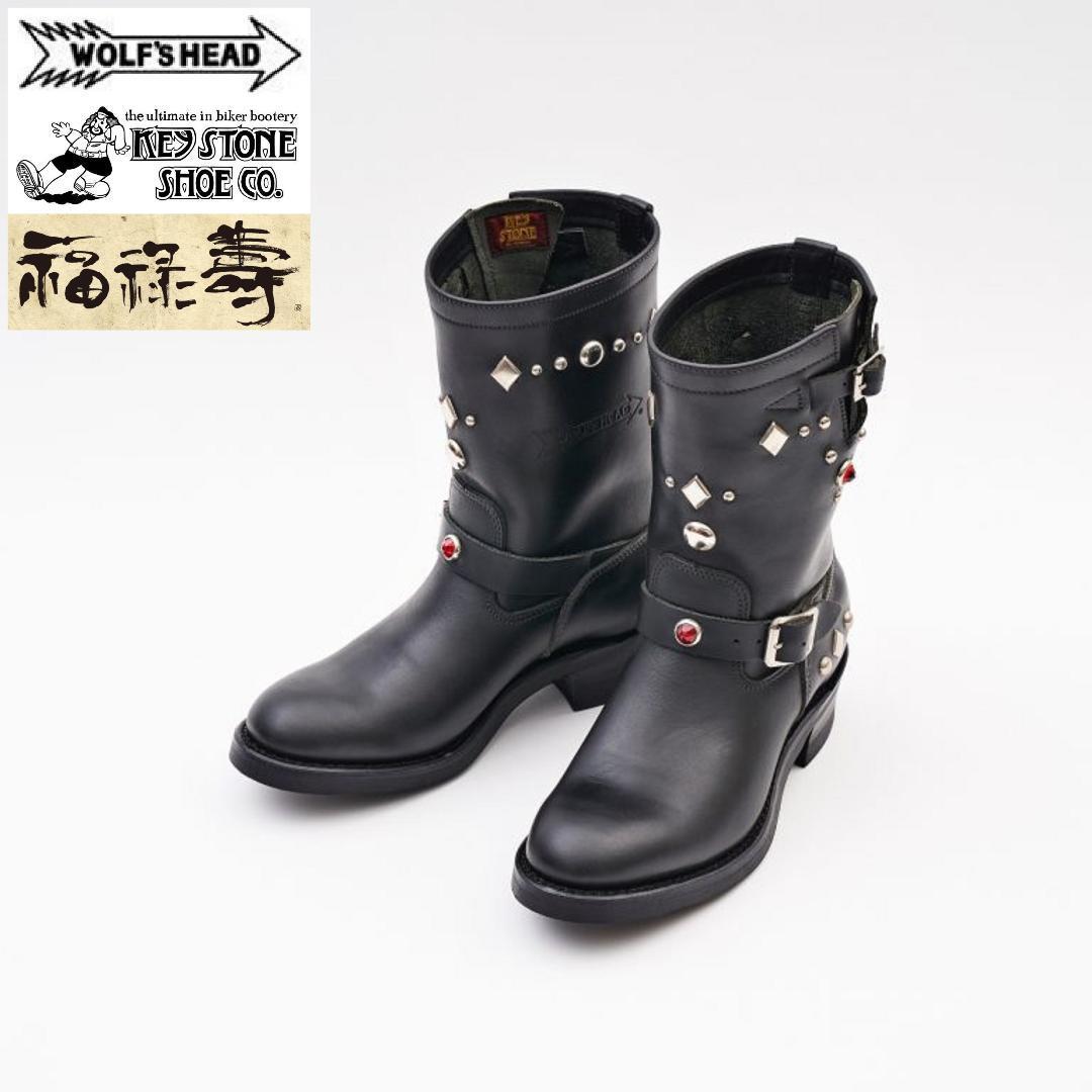 Yahoo!オークション - WOLF'S HEAD × KEYSTONE × 福禄寿 ブーツ Yahoo!オークション - WOLF'S HEAD × KEYSTONE × 福禄寿 ブーツ