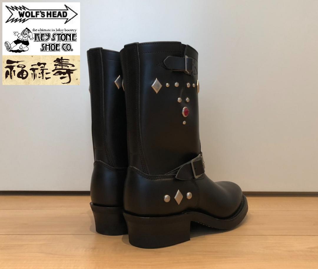 Yahoo!オークション - WOLF'S HEAD × KEYSTONE × 福禄寿 ブーツ Yahoo!オークション - WOLF'S HEAD × KEYSTONE × 福禄寿 ブーツ