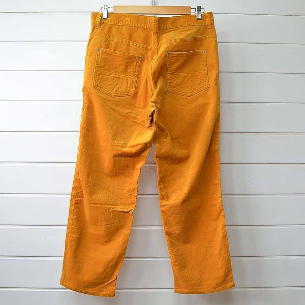  Eternal ETERNALl corduroy tapered pants L yellow l*A