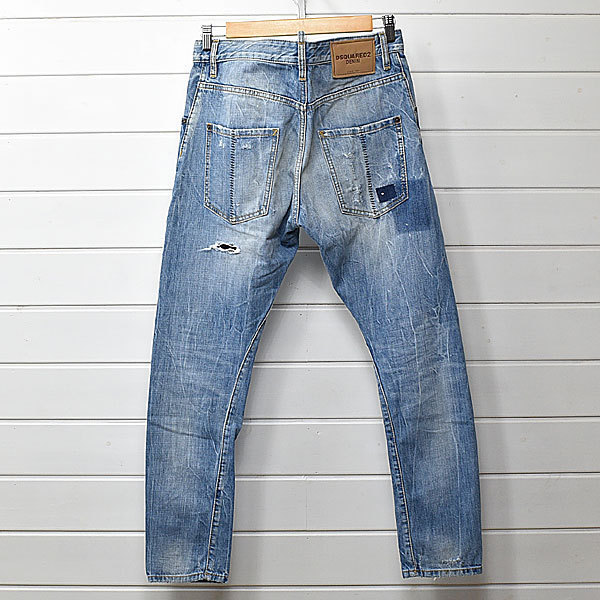 ディースクエアード Dsquared2 classic kenny twist jean クラシックケニー ツイスト ジーン デニムパンツ ダメージ加工 44｜21c3066*A_画像2