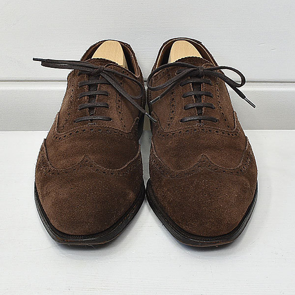 クロケット & ジョーンズ BATHGATE ウイングチップ シューズ スエード