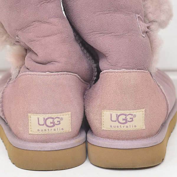 アグオーストラリア ミニベイリー ボタン ムートンブーツ 6 ライラック UGG｜9d0419*B_画像7