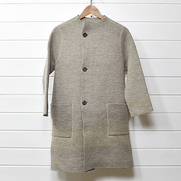 nmepalaspa less wool knitted coat 2 gray junume Pal\'las Palacel21i1616*B