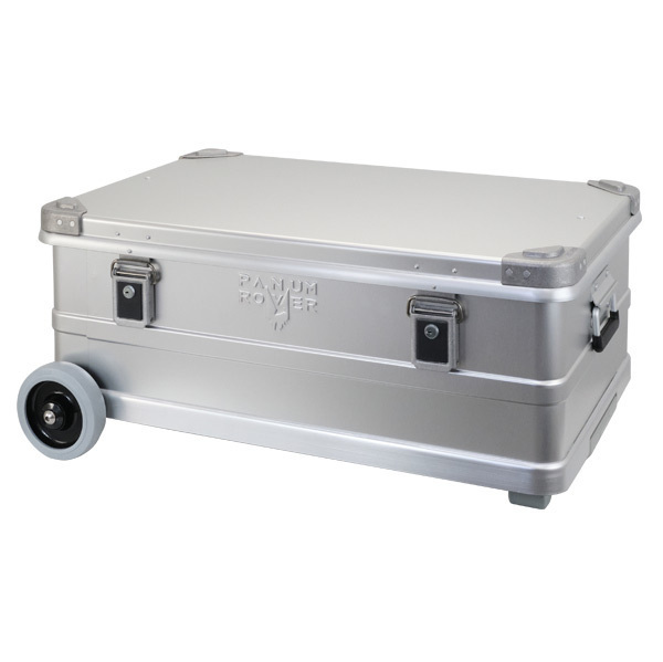 PANUMROVER アルミコンテナ コンテナボックス 70L ハンドル/キャスター付き 収納ボックス ケース テーブル キャンプ用品 アウトドア 3