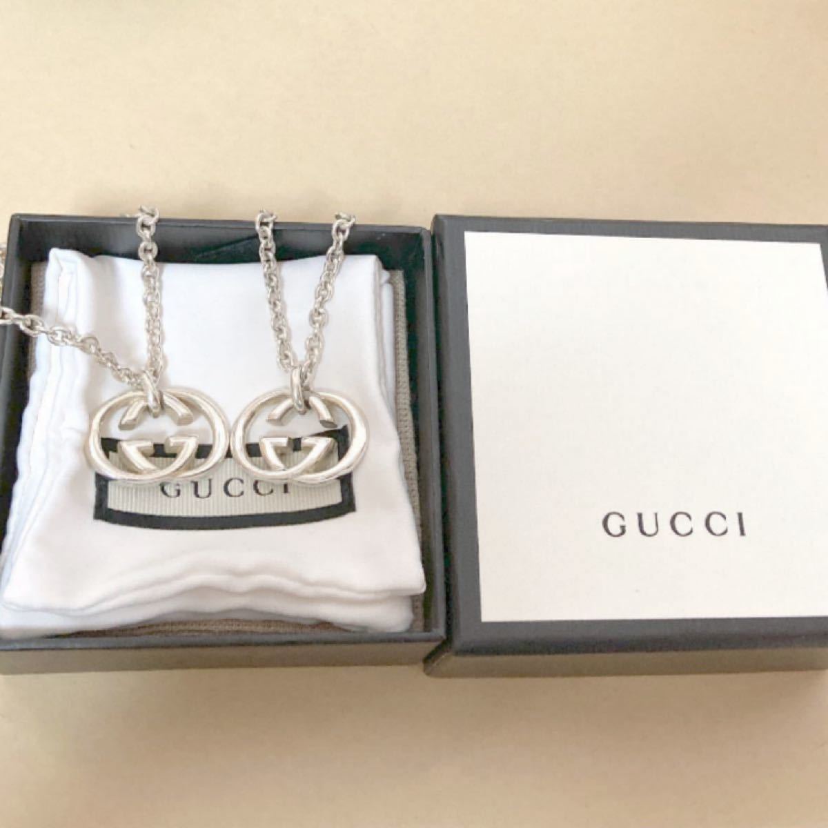 GUCCI インターロッキングG ペアネックレス 【箱付き】 ccpamazonas.org