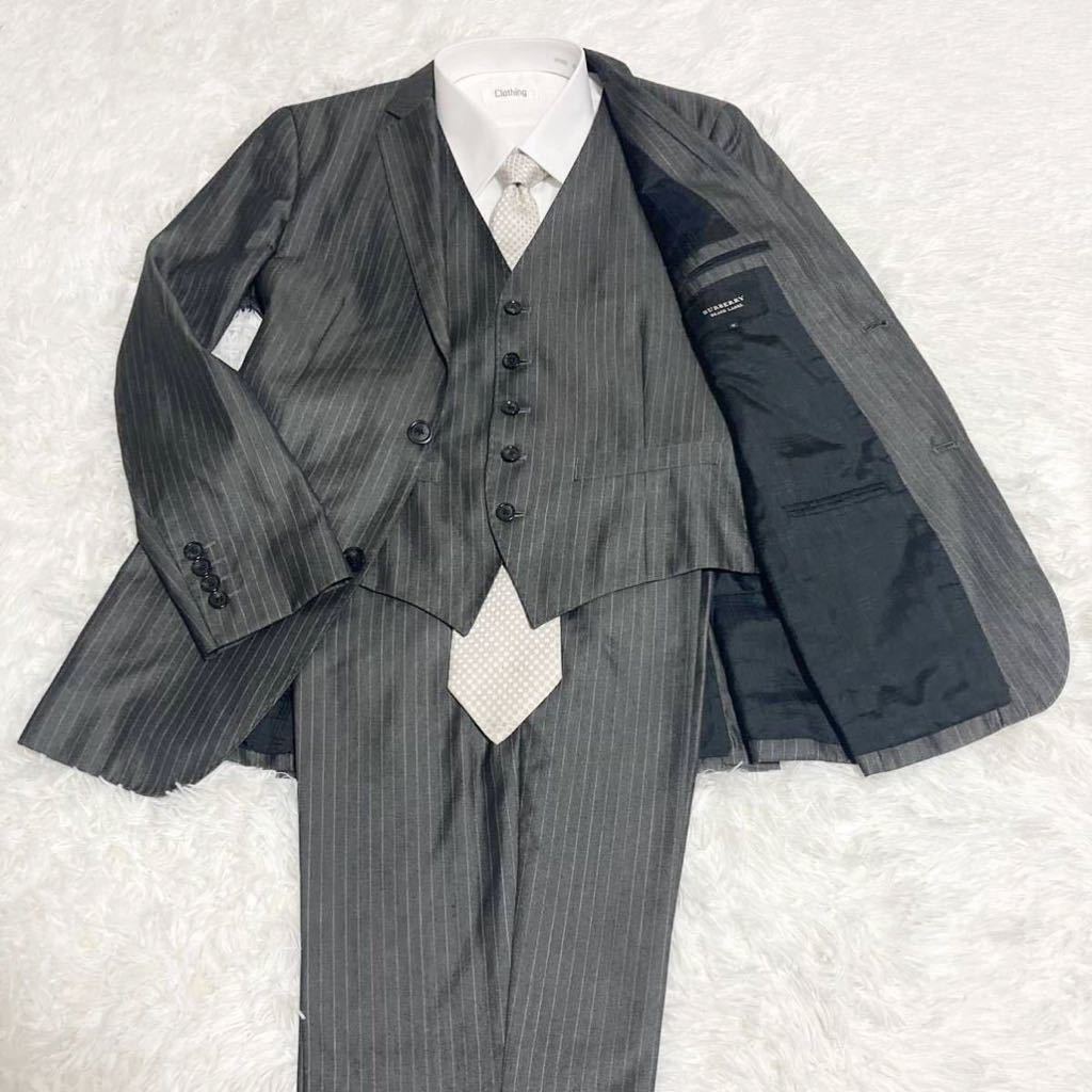 ☆圧倒的存在感☆ 美品 バーバリーブラックレーベル スリーピース