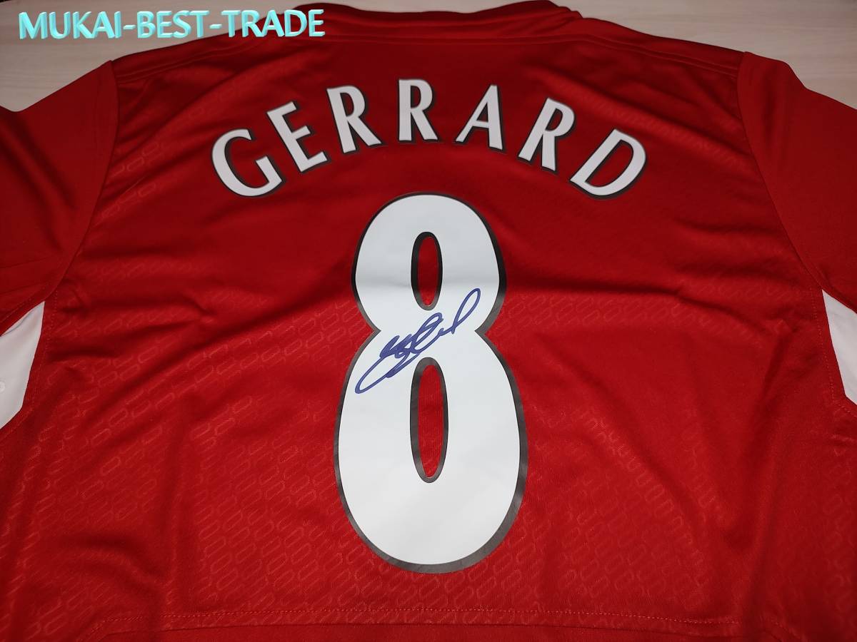 Steven Gerrard( Stephen *jela-do) autograph i Stan b-ru2005CL uniform [ certificate equipped ]liva pool 