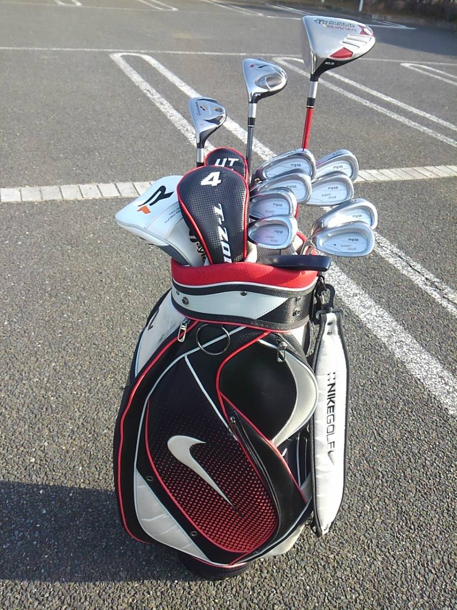 初心者向けレフティ左ゴルフセット テーラーメイド&MEGAGOLF