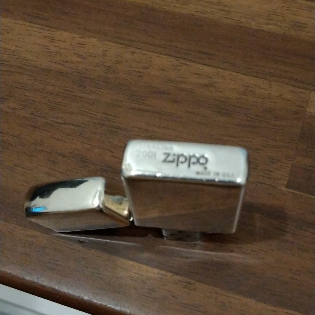 【銀製（STERLING）】ZIPPO ライター2001年製