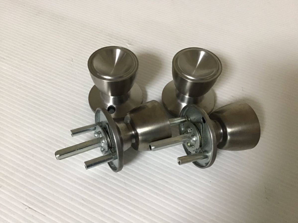 未使用 ALPHA/アルファ ドアノブ 60U15-TR-US 32D 空錠 2個 未使用 ALPHA/アルファ ドアノブ 60U15-TR-US 32D 空錠 2個