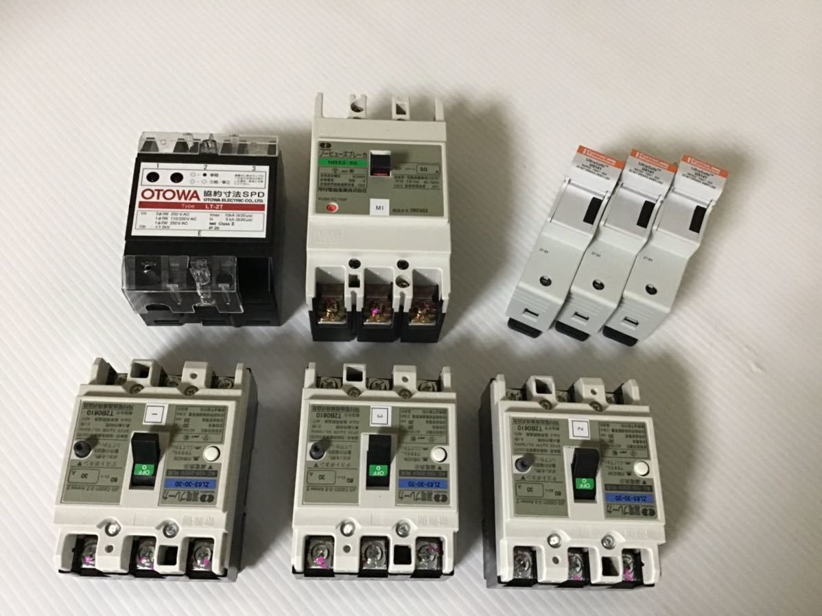 未使用 ブレーカーセット 動力盤からの取り外し品 協約寸法SPD 未使用 ブレーカーセット 動力盤からの取り外し品 協約寸法SPD