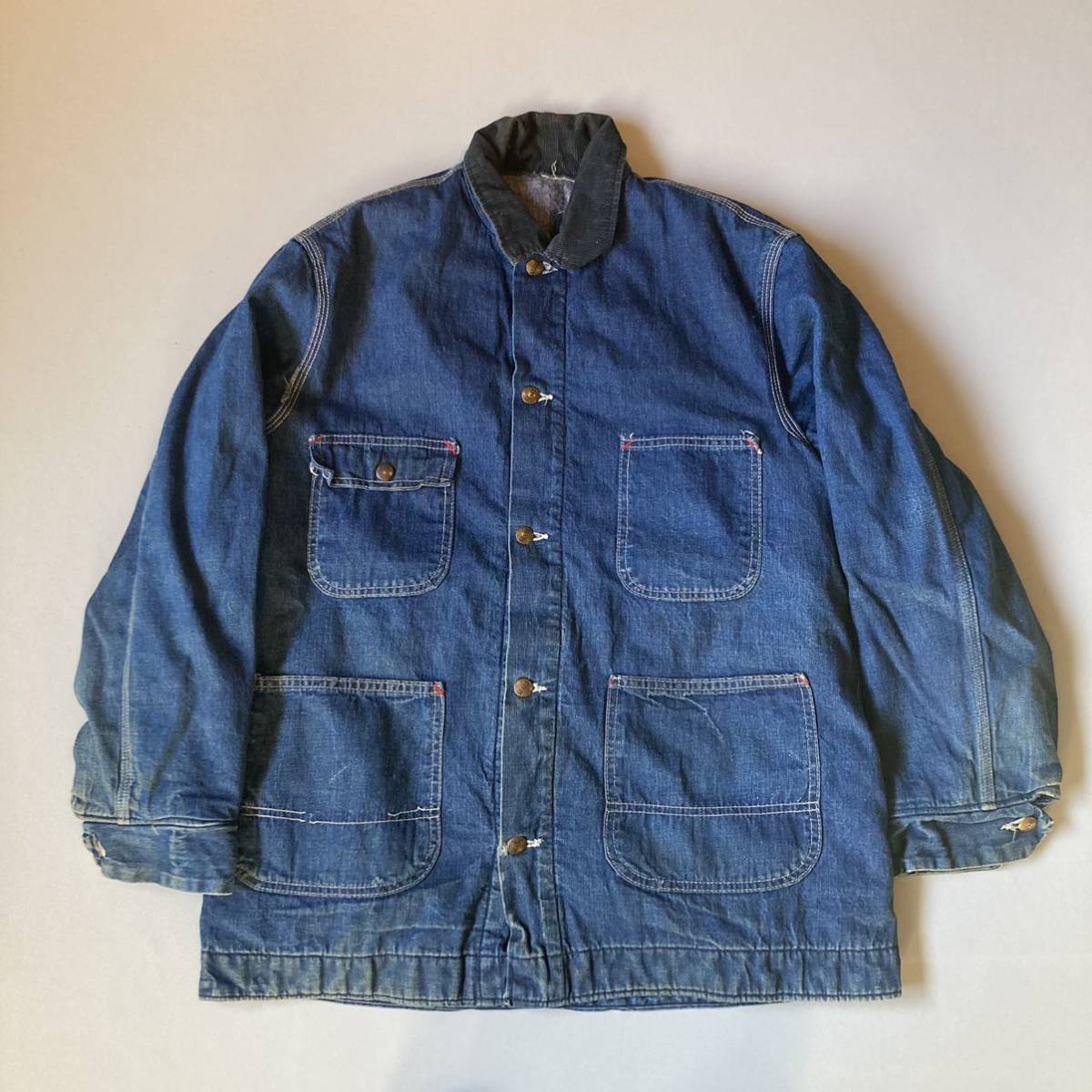 60〜70's SEARSライナー付き デニムカバーオール ビンテージ USA製