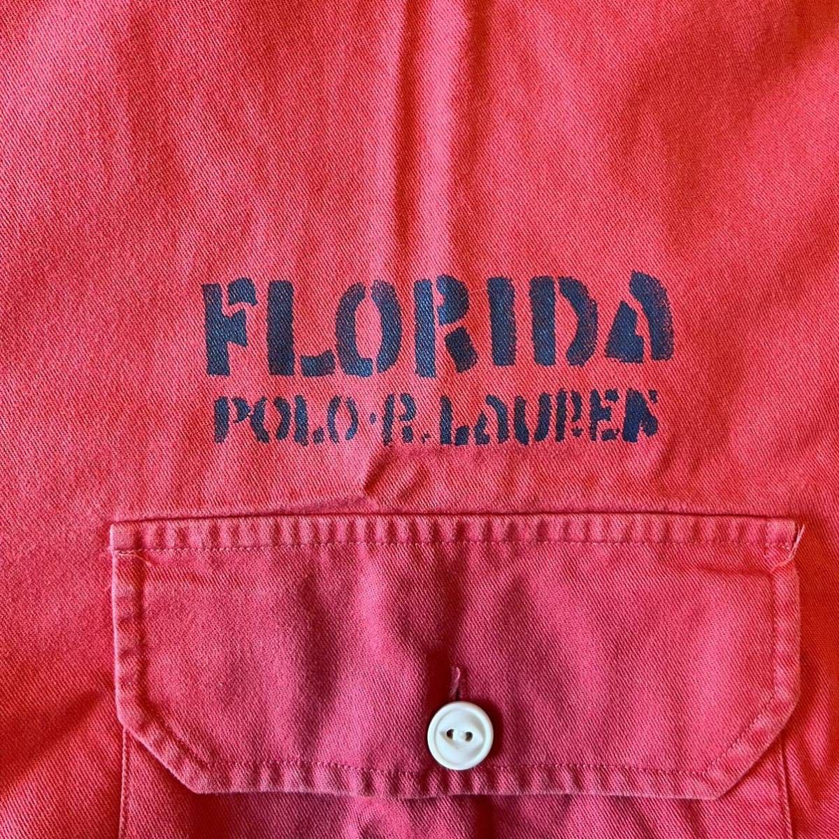 希少 Polo Ralph Lauren 1993 Florida shirt フロリダ シャツ sport rlx rrl country OG stadium snow beach 1992 trans antarctica north_画像1