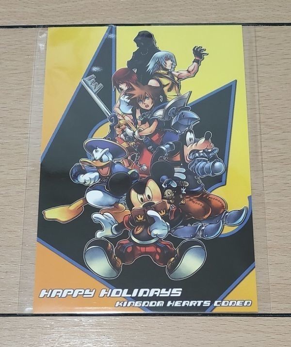  Kingdom Hearts ko- dead открытка solalik kai li Mickey KINGDOM HEARTS coded KH SQEXskeni