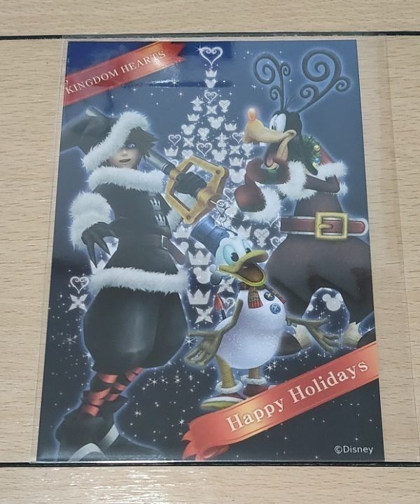  Kingdom Hearts HD2.5 remix открытка Рождество sola Дональд g- four KINGDOM HEARTS HD 2.5 ReMIX KH SQEXskeni