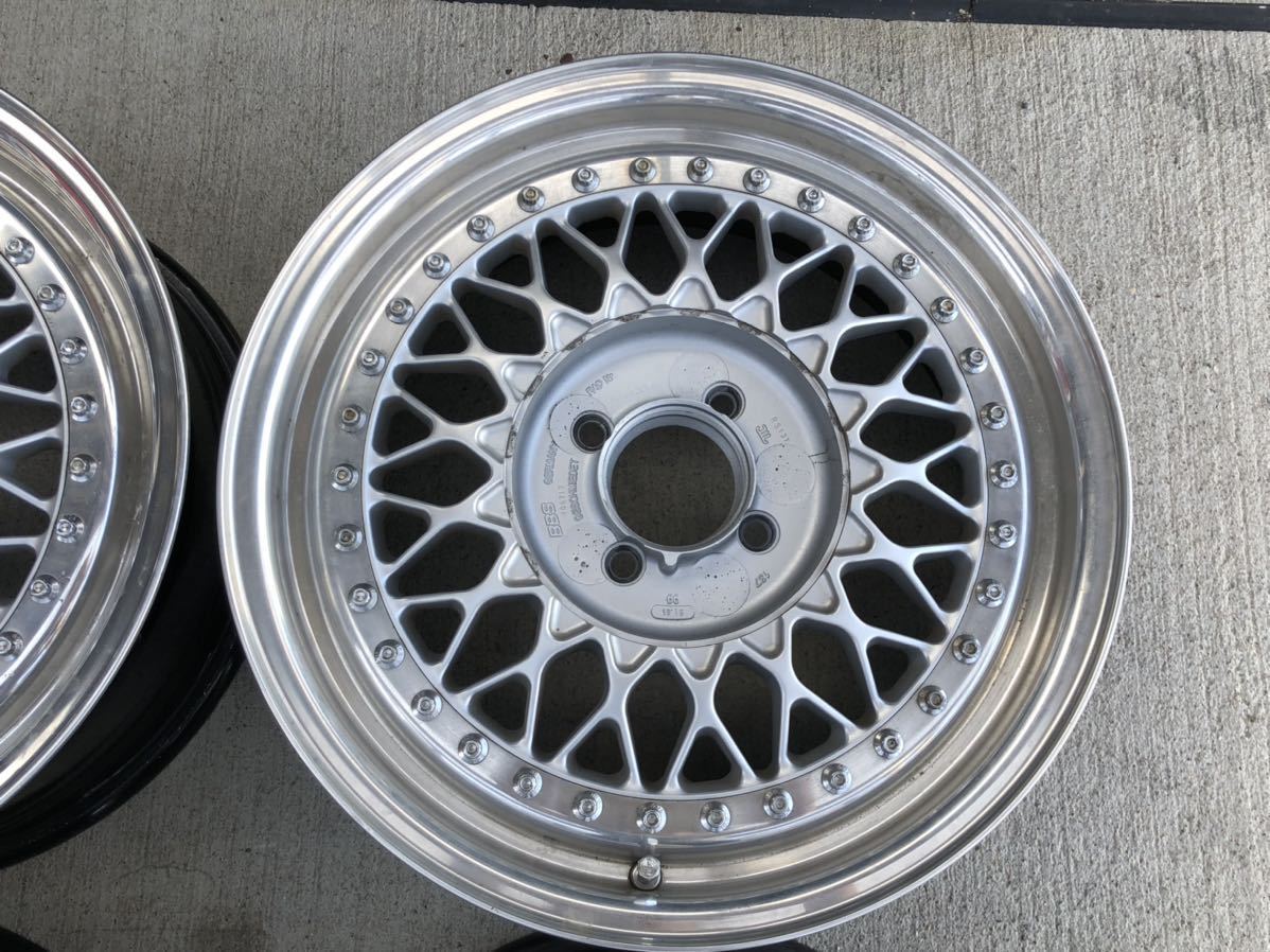BBS RS 137 pcd100 4穴 pcd加工品 6... - ヤフオク!