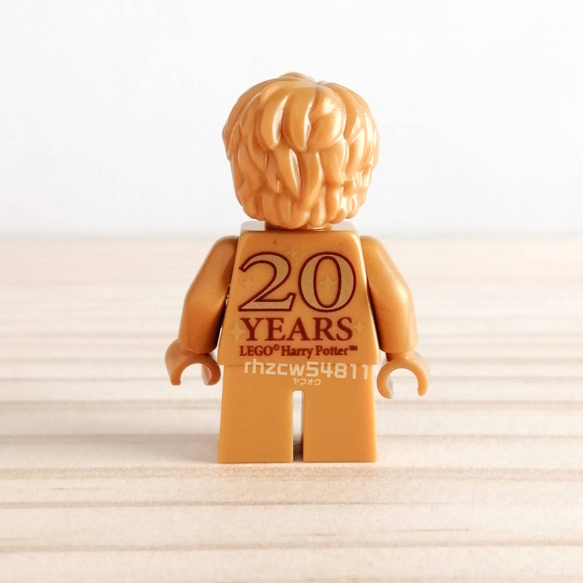 レゴ　ハリーポッター　金　ミニフィグ　20周年　　LEGO　Harry Potter　ゴールド　プレート　杖　ホグワーツ_画像5