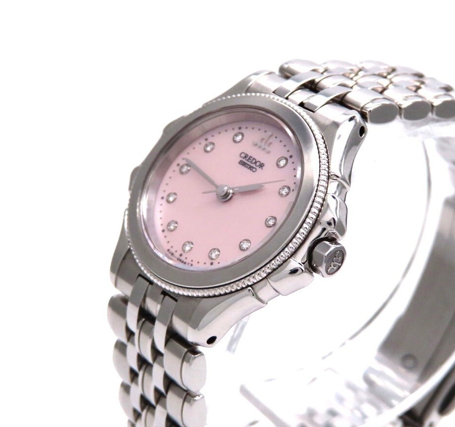 SEIKO】セイコー 時計 'クレドールパシフィーク' ダイヤモンド ☆極美