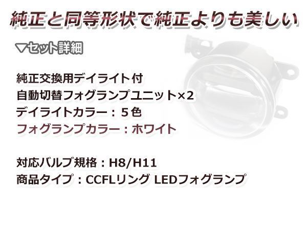 送料無料 LED デイライト付き フォグランプ 左右セット エブリイワゴン エブリィワゴン エブリーワゴン DA64W スズキ ブルー 青_画像2