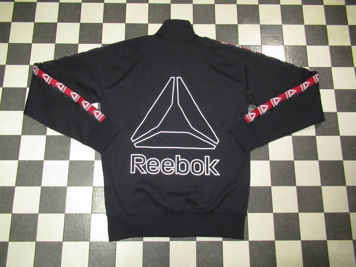 * Reebok * новый товар S чёрный one серии лента Logo жакет + брюки верх и низ в комплекте SPEED WICK