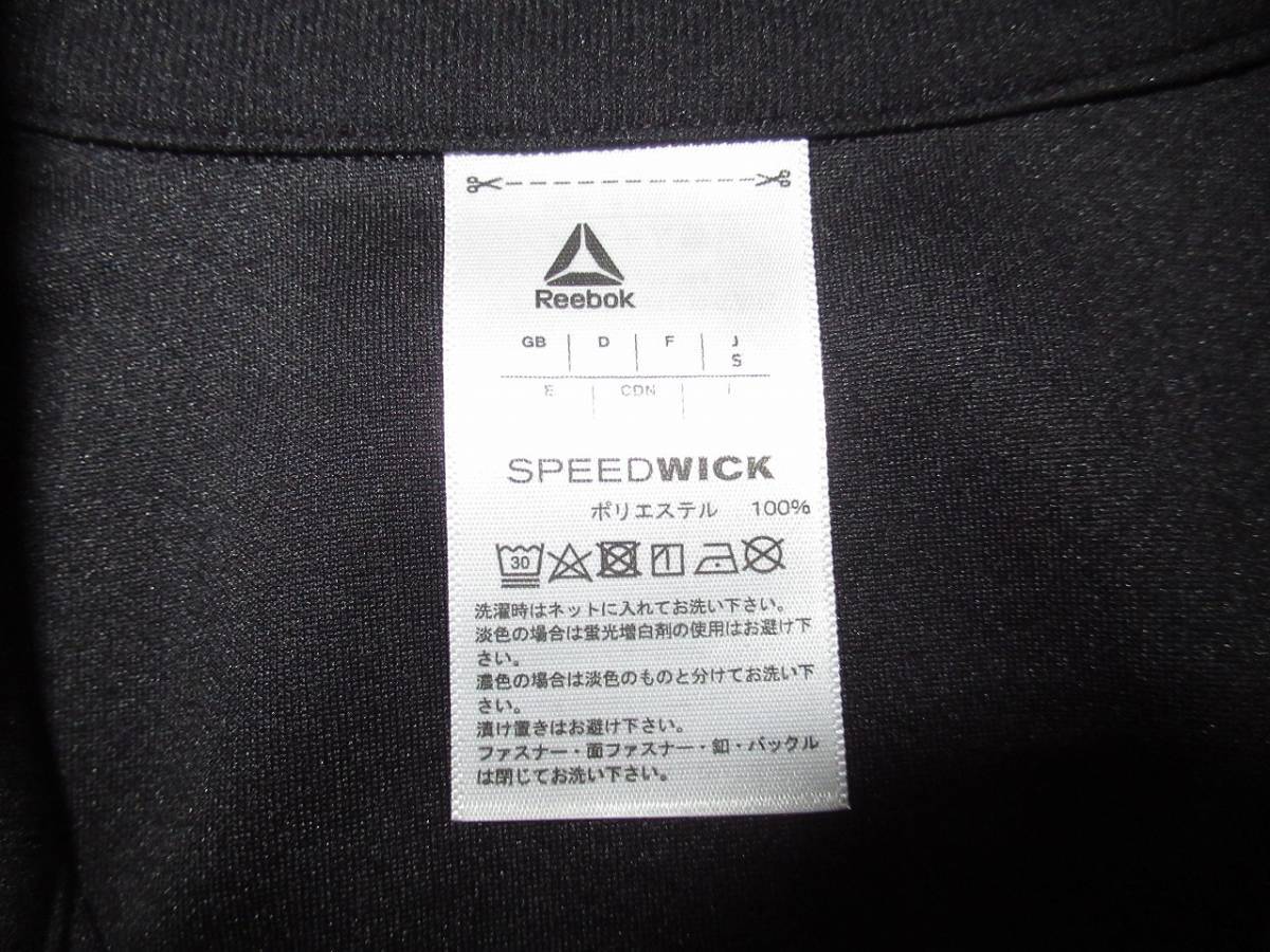 * Reebok * новый товар S чёрный one серии лента Logo жакет + брюки верх и низ в комплекте SPEED WICK