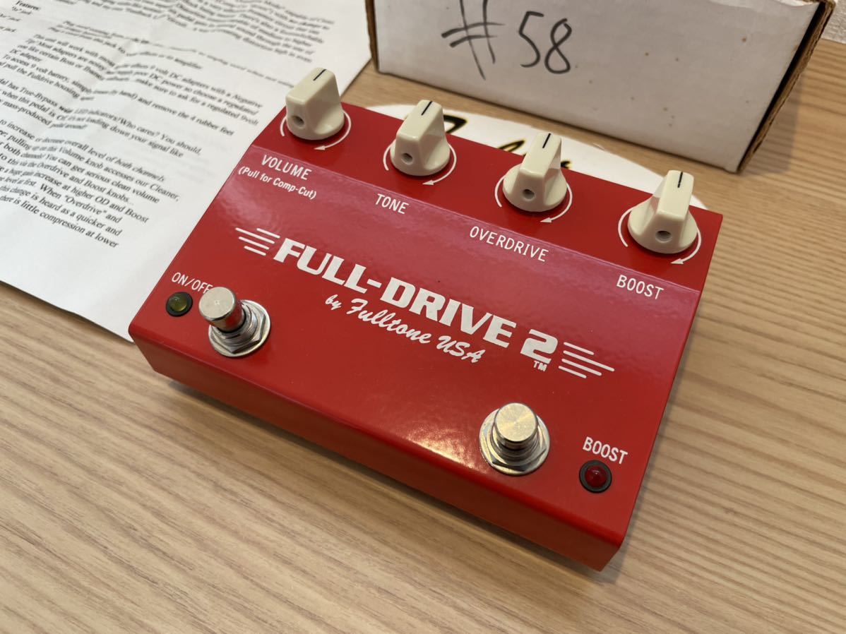 Fulltone FULL-DRIVE 2 TR100 フルトーン フルドライブ2 100台限定モデル 新品同様