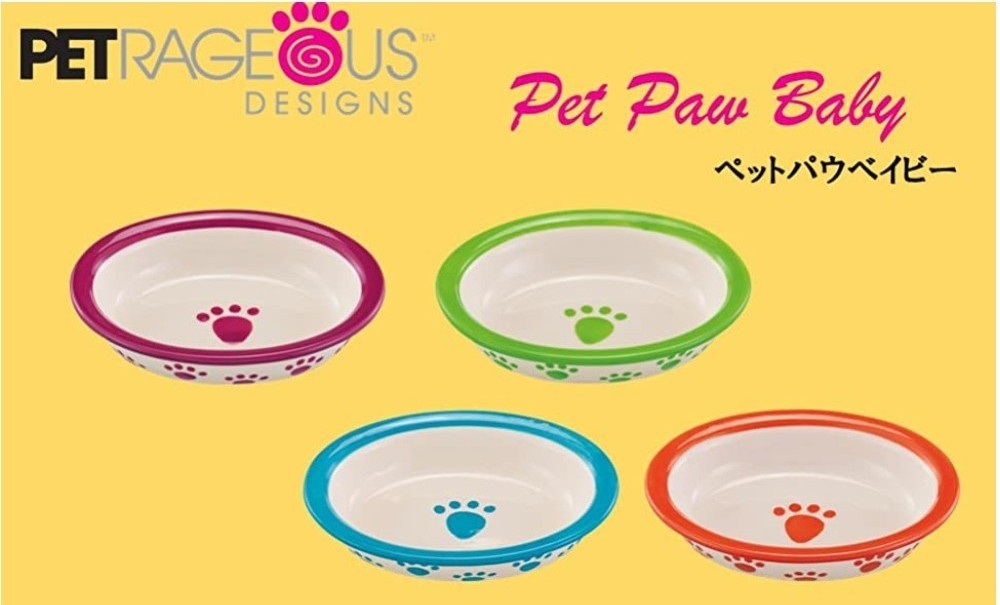 【 犬 猫 食器 】PETRAGE US / PET PAW ベイビー&SS 