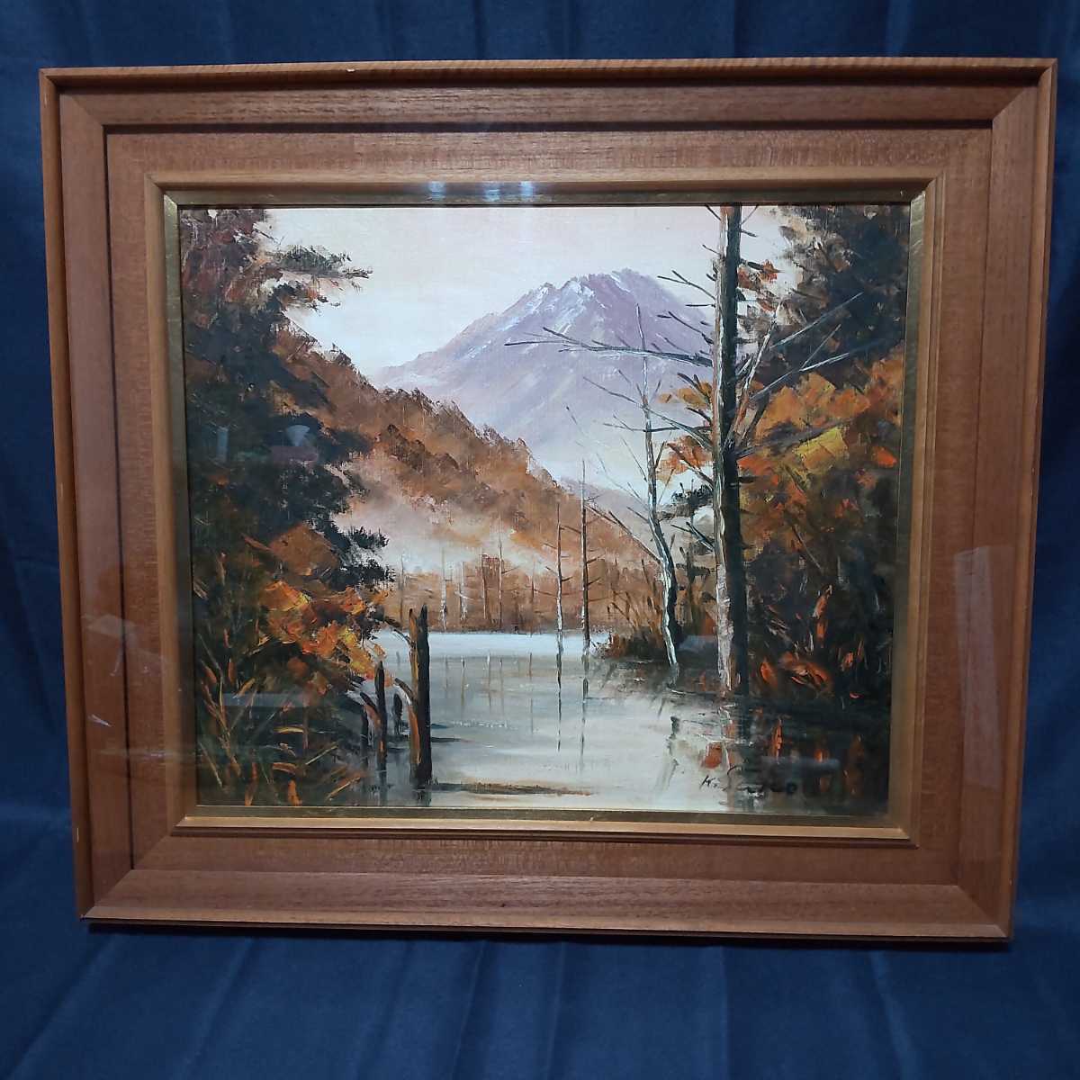 得価格安 ヤフオク! 油絵 風景画 作者不明 額縁付き 額... - 43 絵画