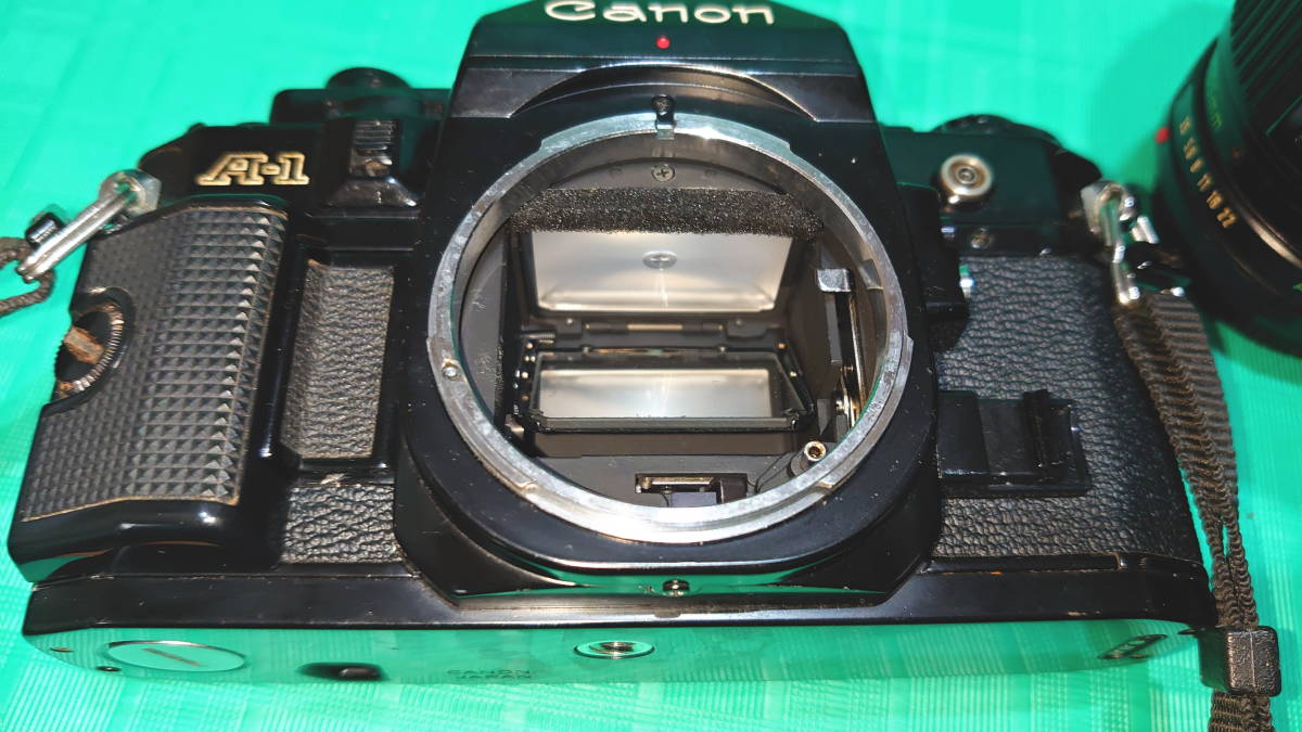 キャノン　CANON 　A-1 一眼レフ フィルムカメラ　望遠レンズ　フラッシュ　ジャンク_画像5