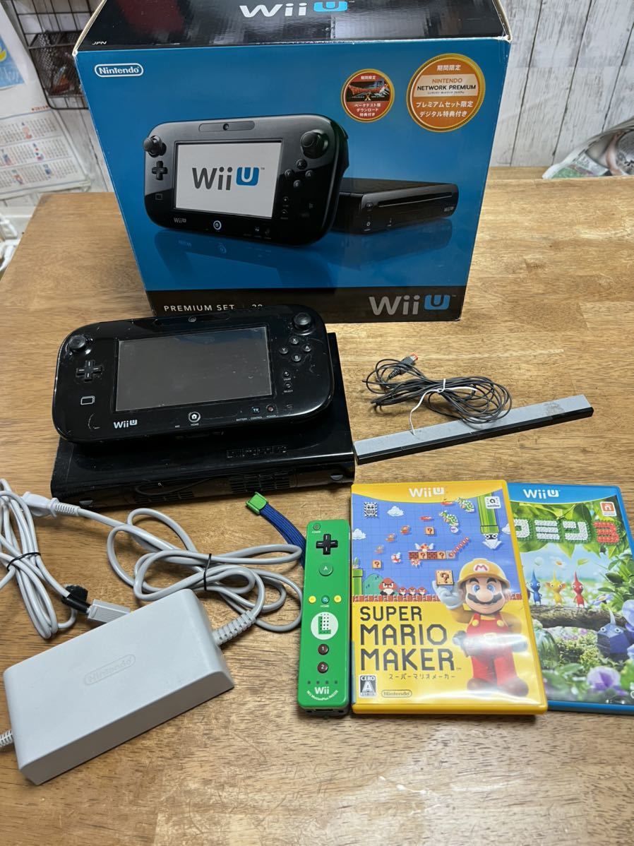 現金特価 Nintendo Wii U 本体 箱付き マリオメーカー ピクミン3 ルイージ 工房直送価格 Familia Bandeiras Pt