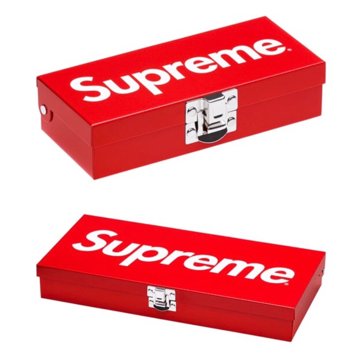 国内正規品 17SS Supreme METAL STORAGE BOX Small + Large 2個セット