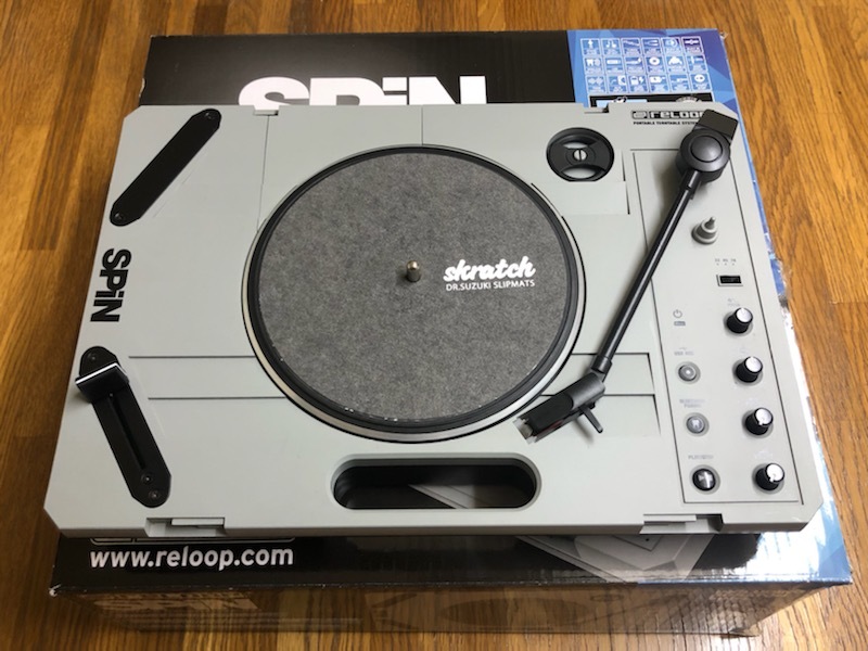 RELOOP SPIN ポータブルターンテーブル 付属品完備 おまけ複数あり