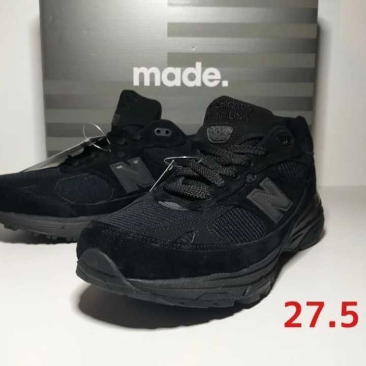 新品 US9 5 27 5cm MR993TB D ブラック ニューバランス NewBalance 靴 ...