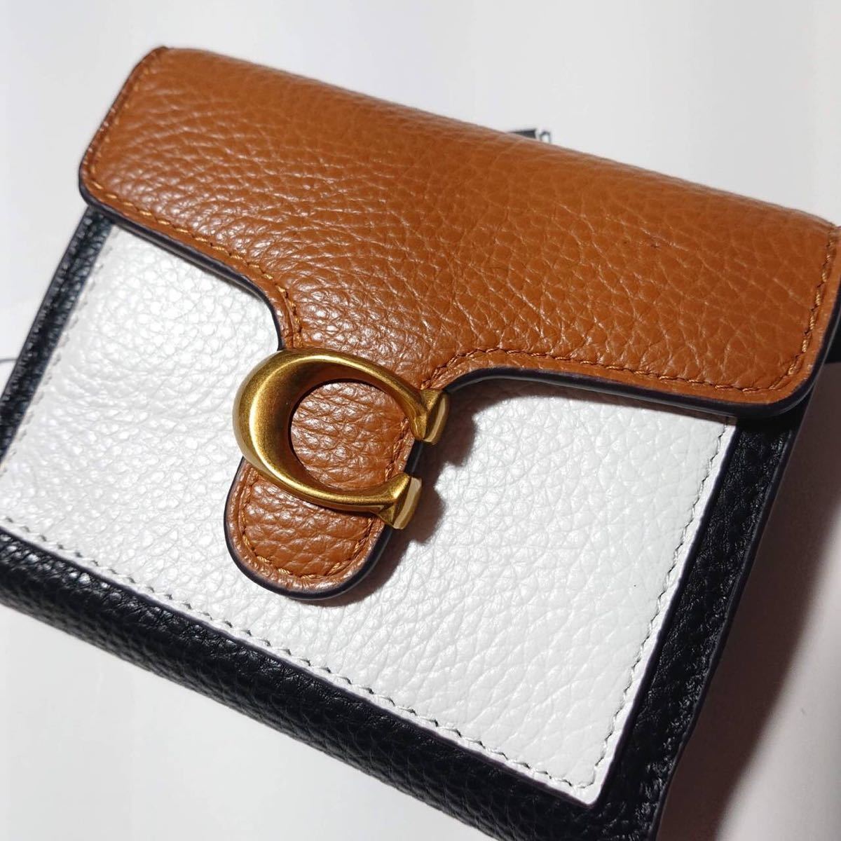 coach 新品未使用 大人気!カラーブロック タビーウォレット 即日発送