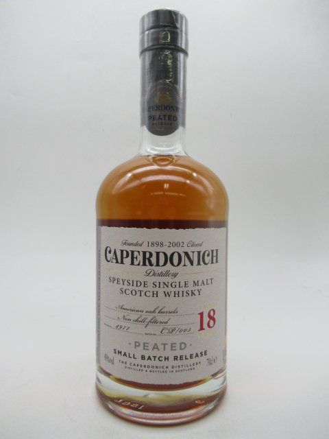 箱なし】キャパドニック 18年 ピーテッド 正規品 48度 700ml | www