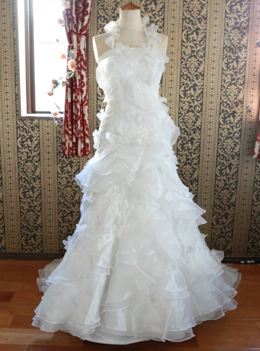 LoveryWedding mermaid line high class wedding dress 7 number S size kla ude .a